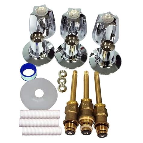 This item: <b>Pfister</b> LG01-81BC LG0181BC 3 Tub & <b>Shower</b> Faucet with Metal Lever Handles, Polished Chrome $142. . Price pfister 3handle shower valve repair